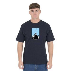 Oasis Unisex Adult Live Forever Graphic Print T-Shirt / Navy